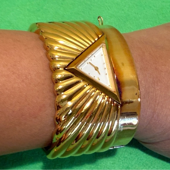 Gold Franklin Mint Pyramid Women\'s Bracelet Watch main image 6